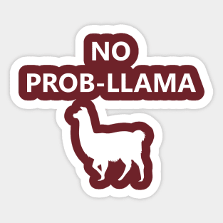 No Prob-Llama Sticker